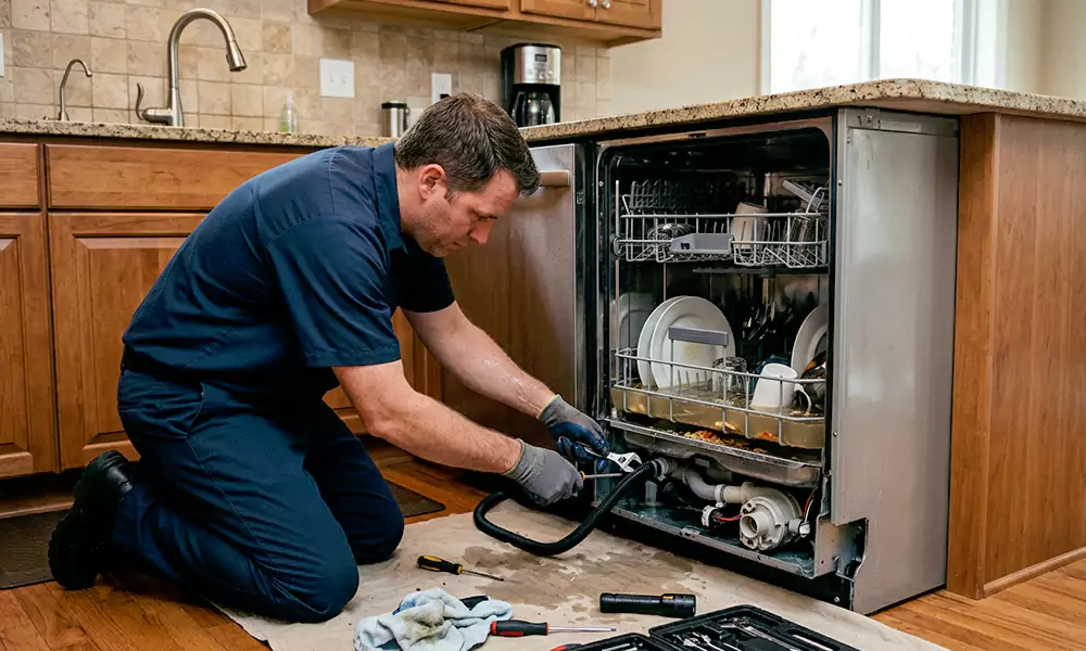 Dishwasher Not Draining Repair in Kearny, NJ